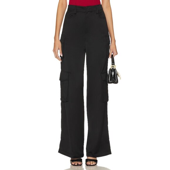 Favorite Daughter The Satin Cargo Pants  The Satin Cargo Pants - Picture 1 of 11